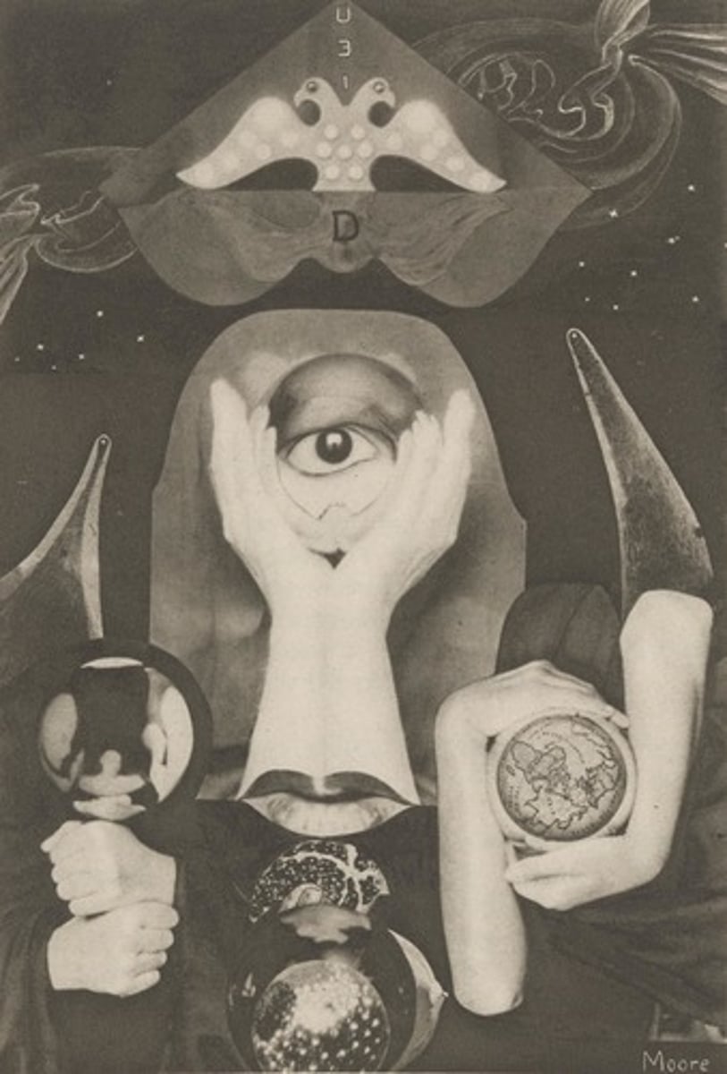 <p>Photomontage for frontispiece fro Aveux non avenus (Unavowed confessions or Disavowels), 1930*</p>