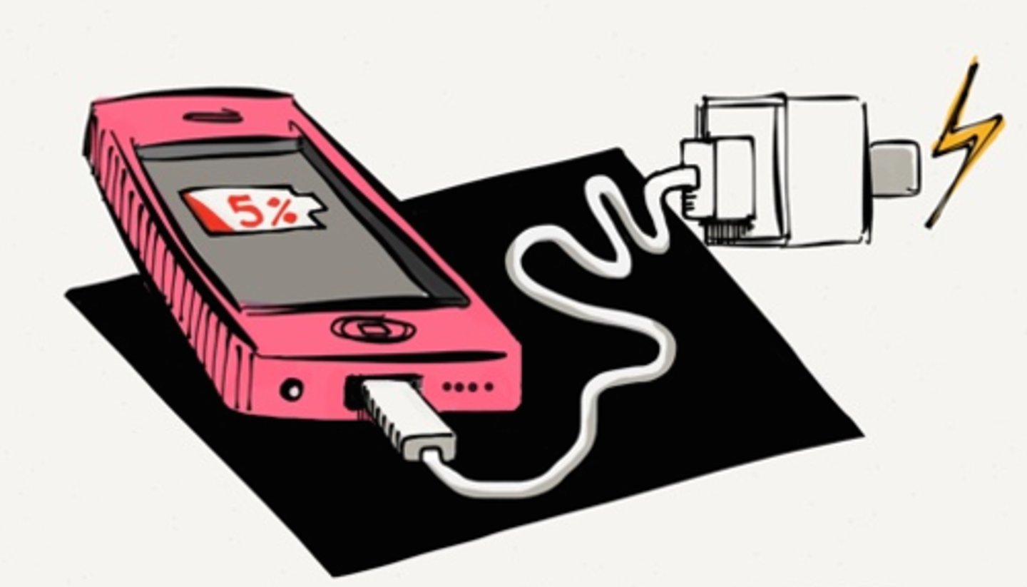 <p>to charge</p>