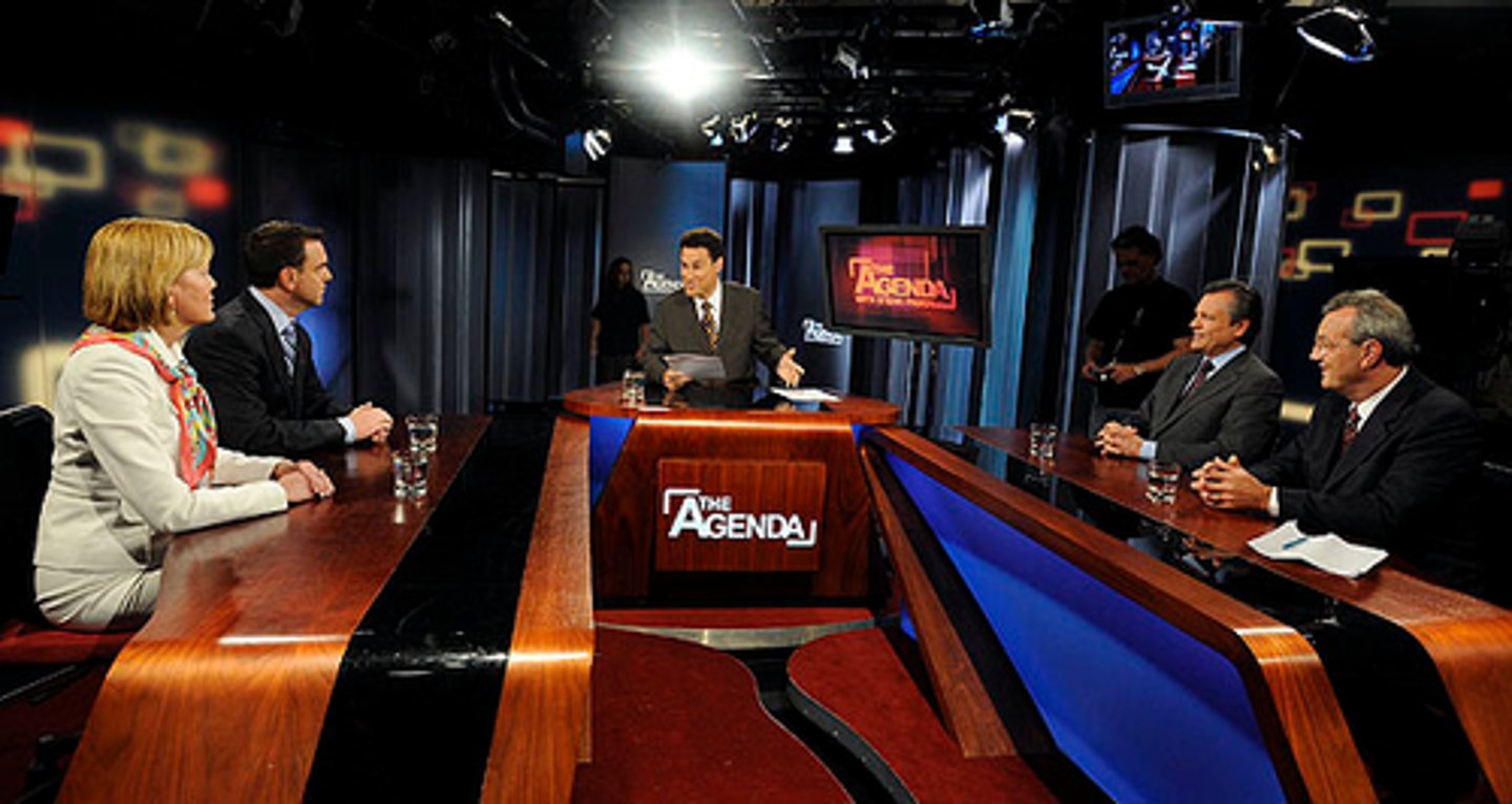 <p>news program</p>