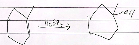 <p>mark, rearrangement possible</p>