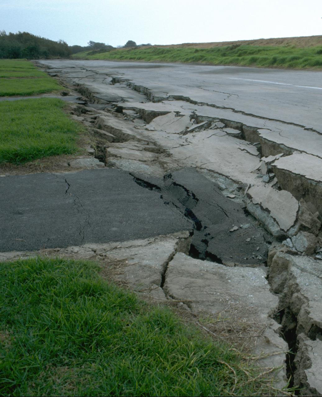 <p>things get broken on solid ground </p>