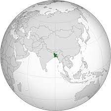 <p>Smaller country east of India</p>