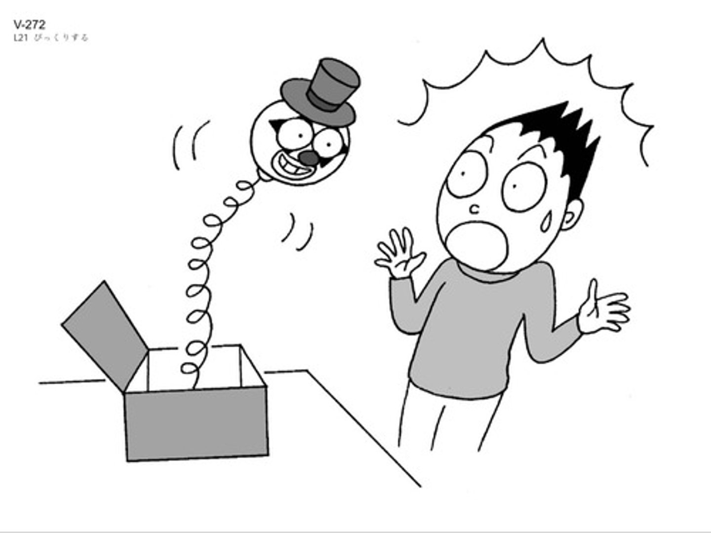 <p>to be surprised (~に)</p>