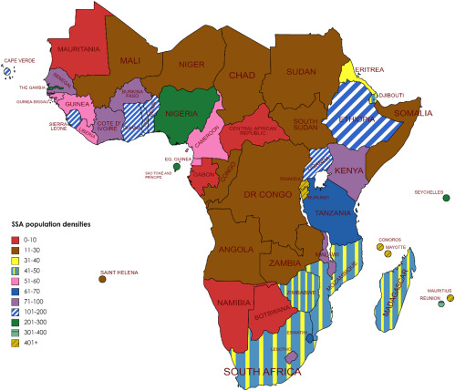 <p>Afghanistan, Nigeria, Yemen, most of Sub Saharan Africa </p>