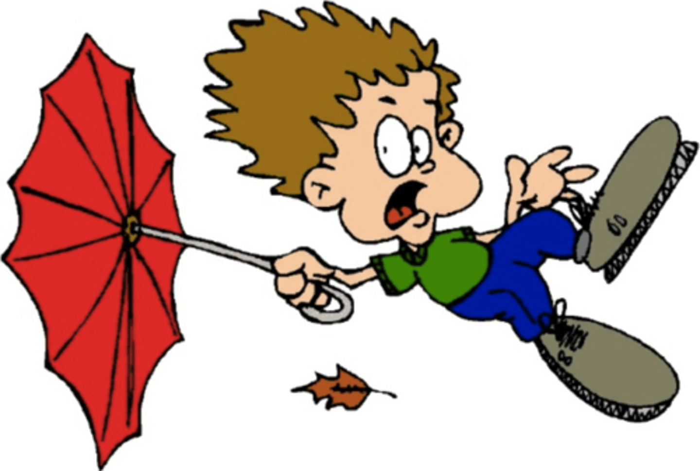 <p>It's windy.</p>