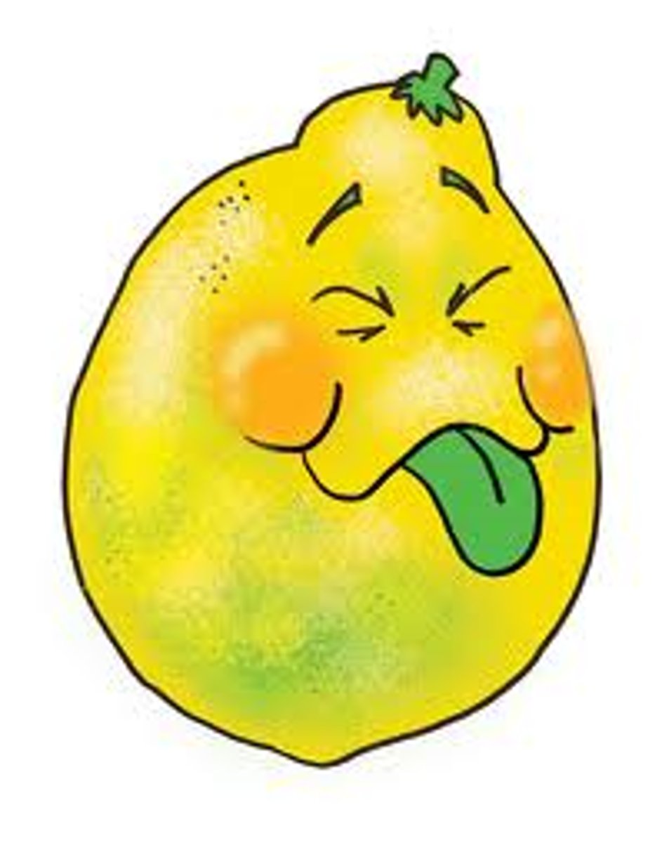 <p>Bitter, sour</p>