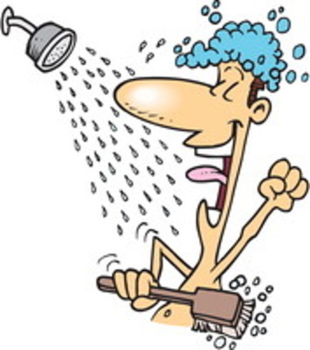 <p>to bathe, to bask in, to be flooded with, to shower</p>