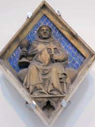 <p>Because this time in Europe was thoroughly Christian, Jupiter was reduced from immortal status to that of a great man of the ancient, pre-Jesus past. Here Jupiter is portrayed as a monk.</p>