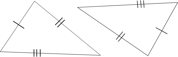 <p>Side Side Side - all three sides</p>