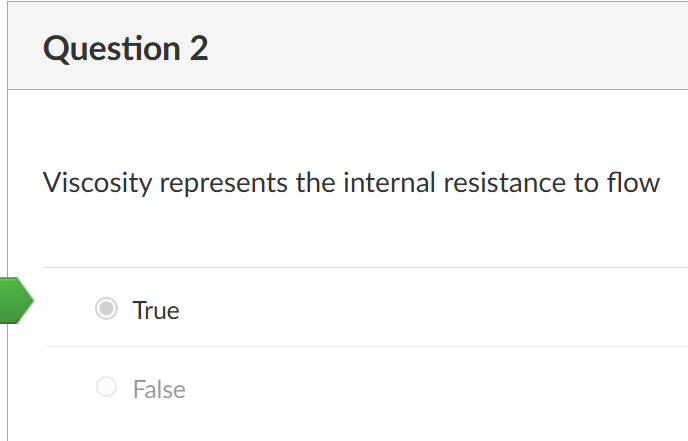 <p>viscous represents resistenace to flow</p>