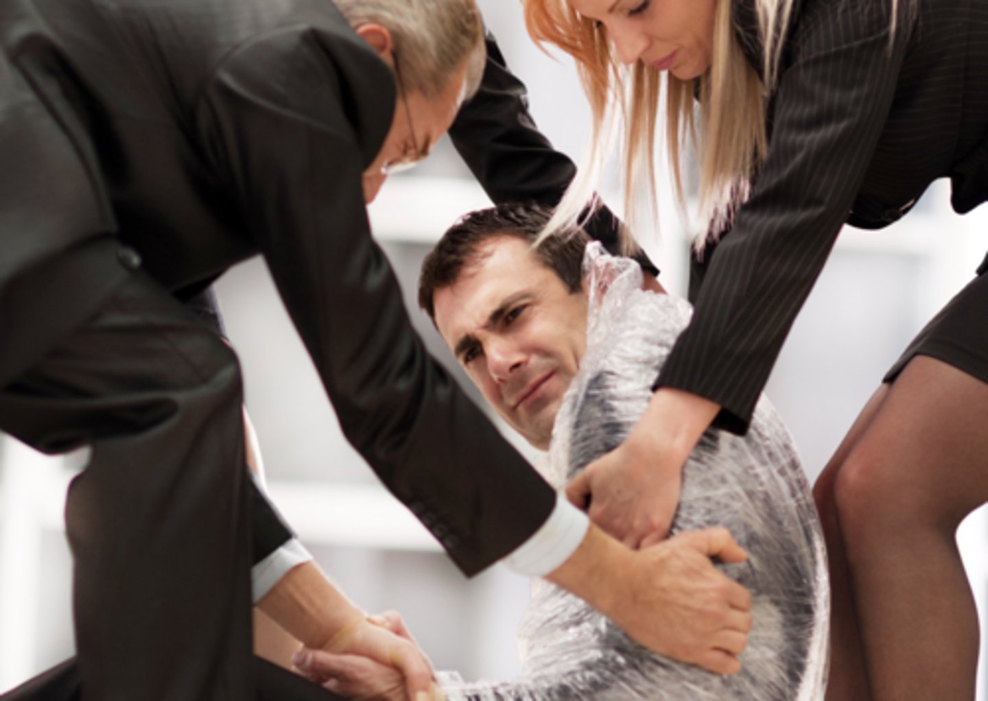 <p>the crime of taking somebody away illegally and keeping them as a prisoner, especially in order to get money or something else for returning them (noun, noun, verb)</p>