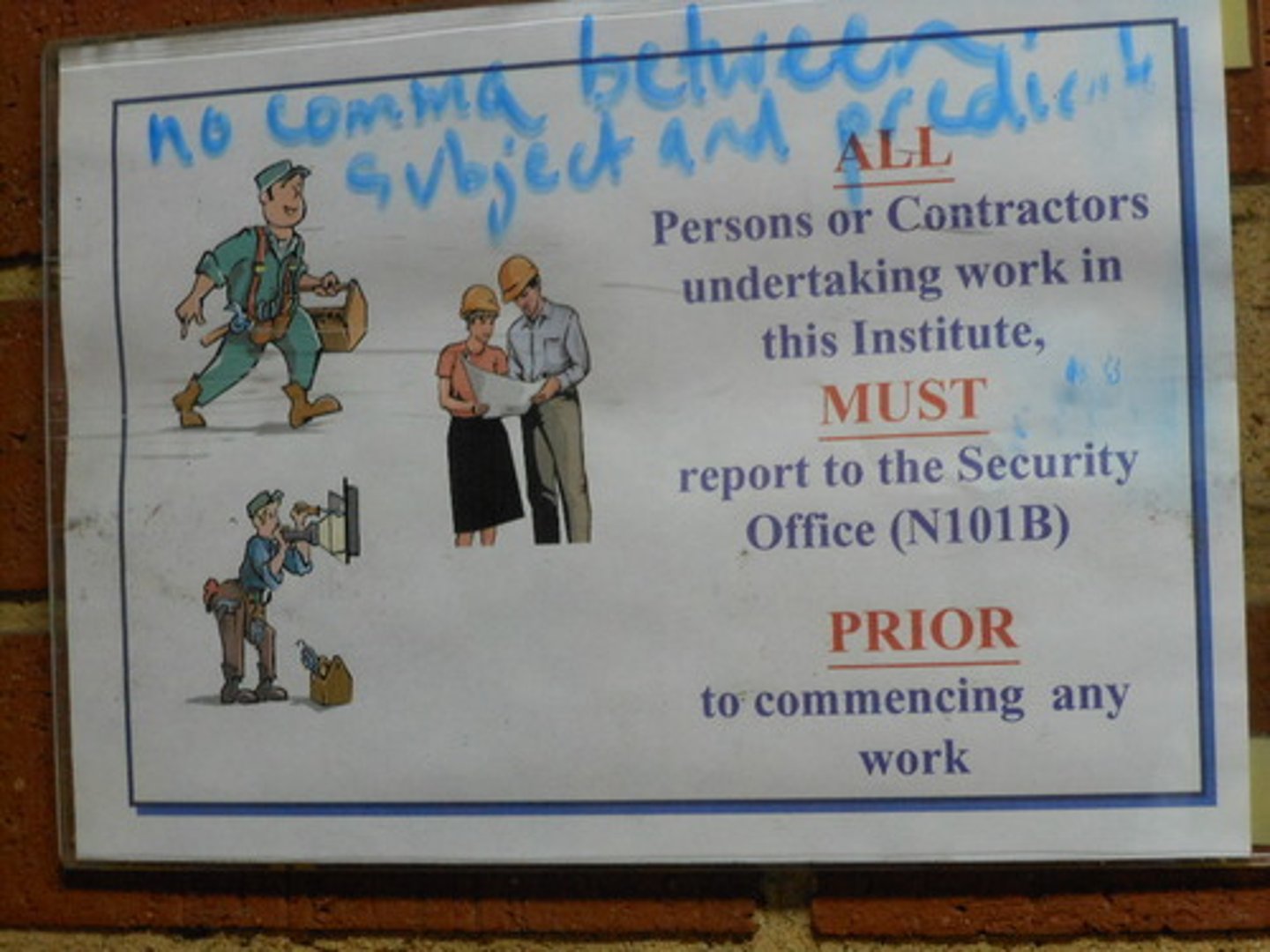 <p>to correct</p>
