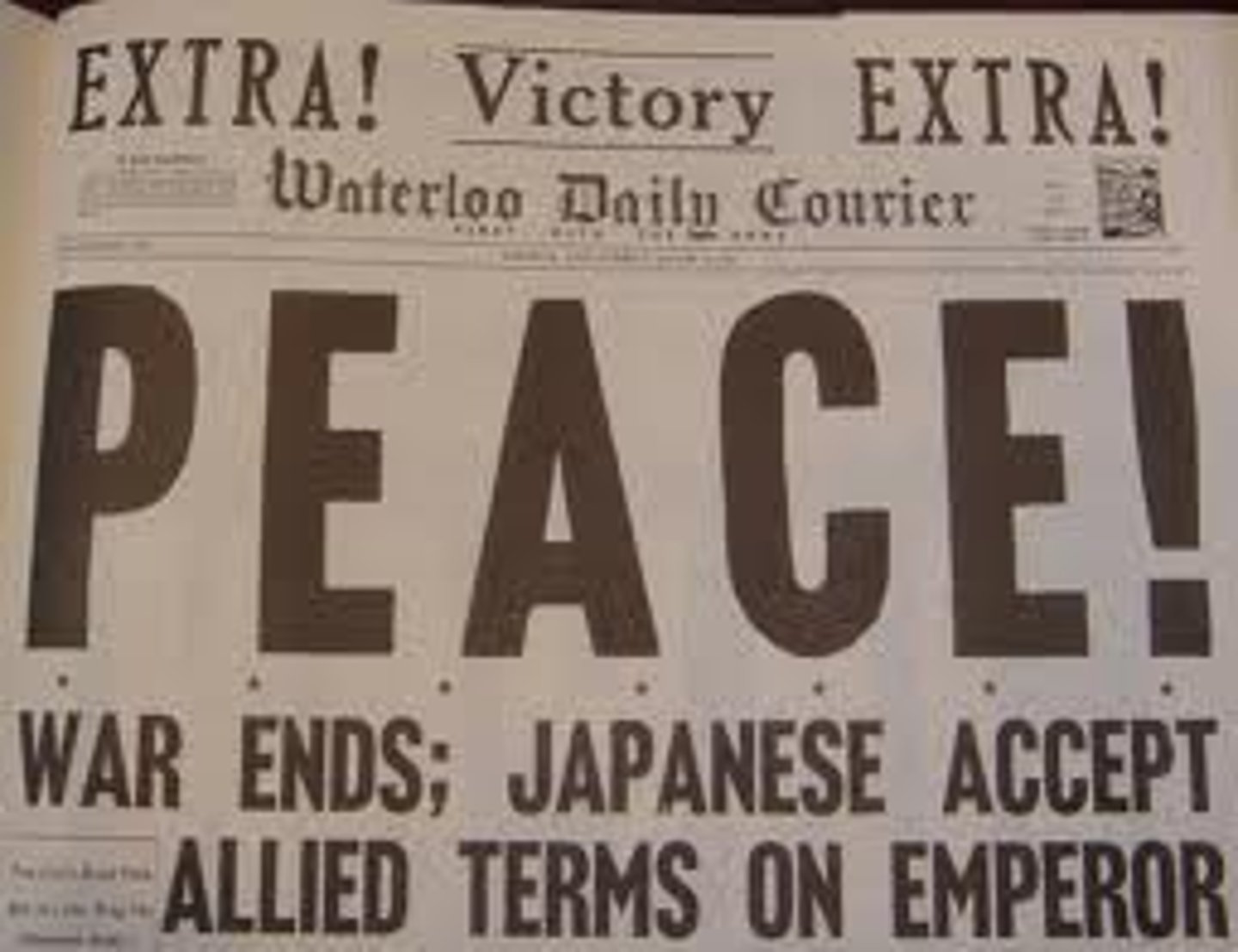 <p>Victory in Japan (August 6, 1945)</p>