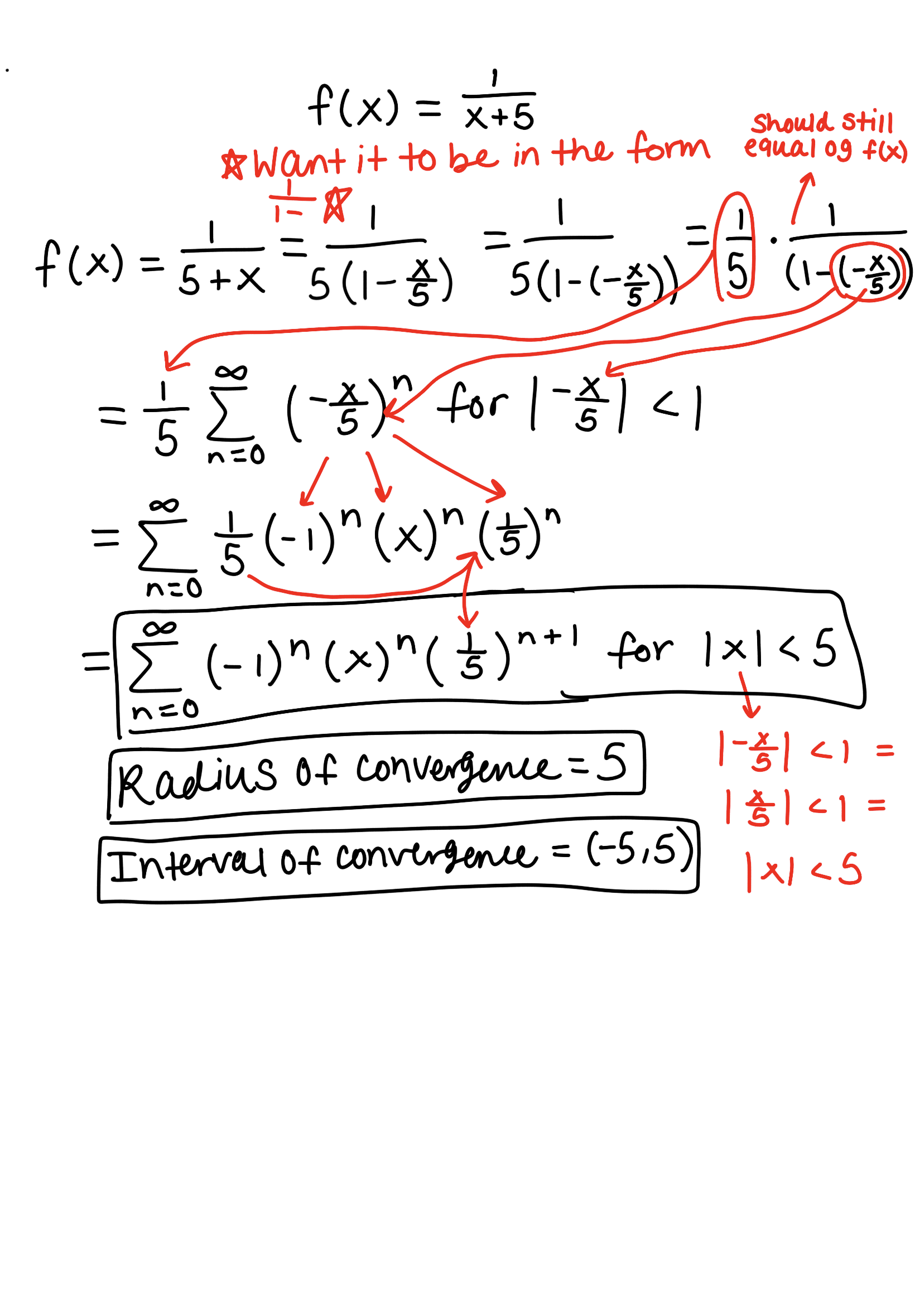 <ul><li><p><span>Find a power series representation for the function</span></p></li><li><p><span>Determine the radius and interval of convergence</span></p></li></ul><p></p>