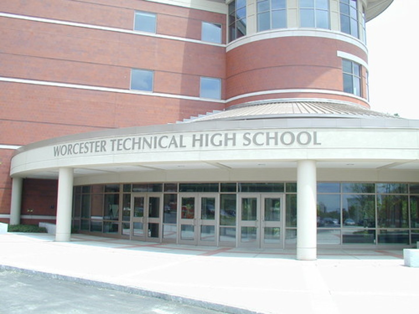 <p>a high school</p>