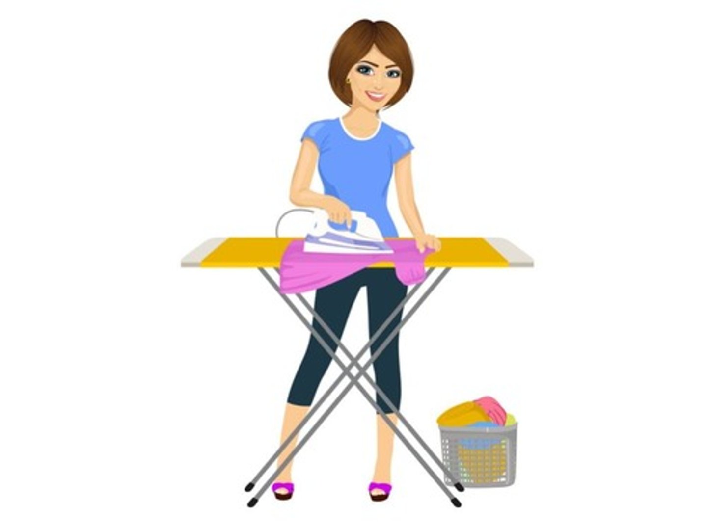 <p>to iron the clothes</p>
