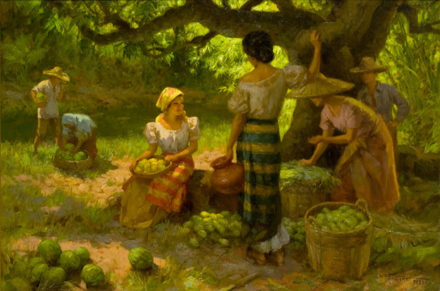 <p>Who is the artist of <strong>Fruit Pickers Harvesting Under The Mango Tree</strong>?</p>