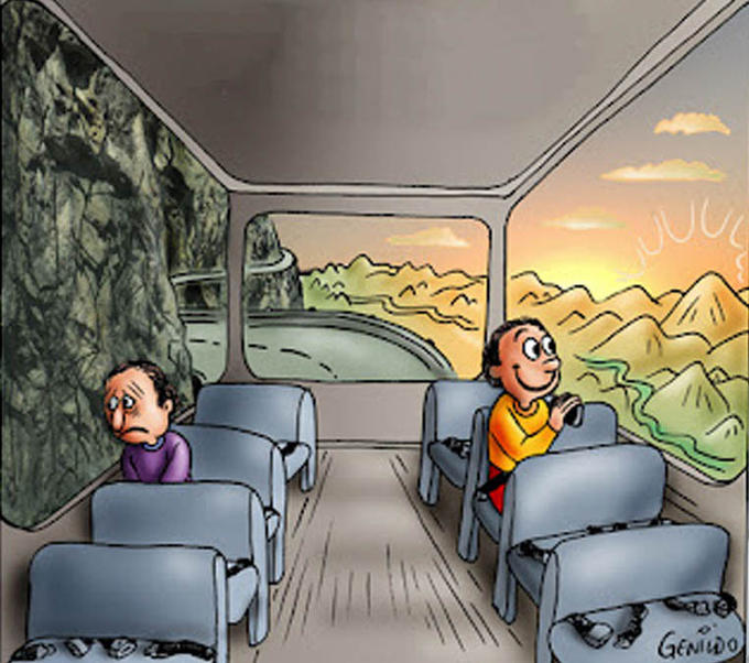 <p>Person does not change anything about the situation itself, but instead tries to<strong> improve feelings about the situation</strong></p><p>“if you don’t like the view; MOVE”</p>