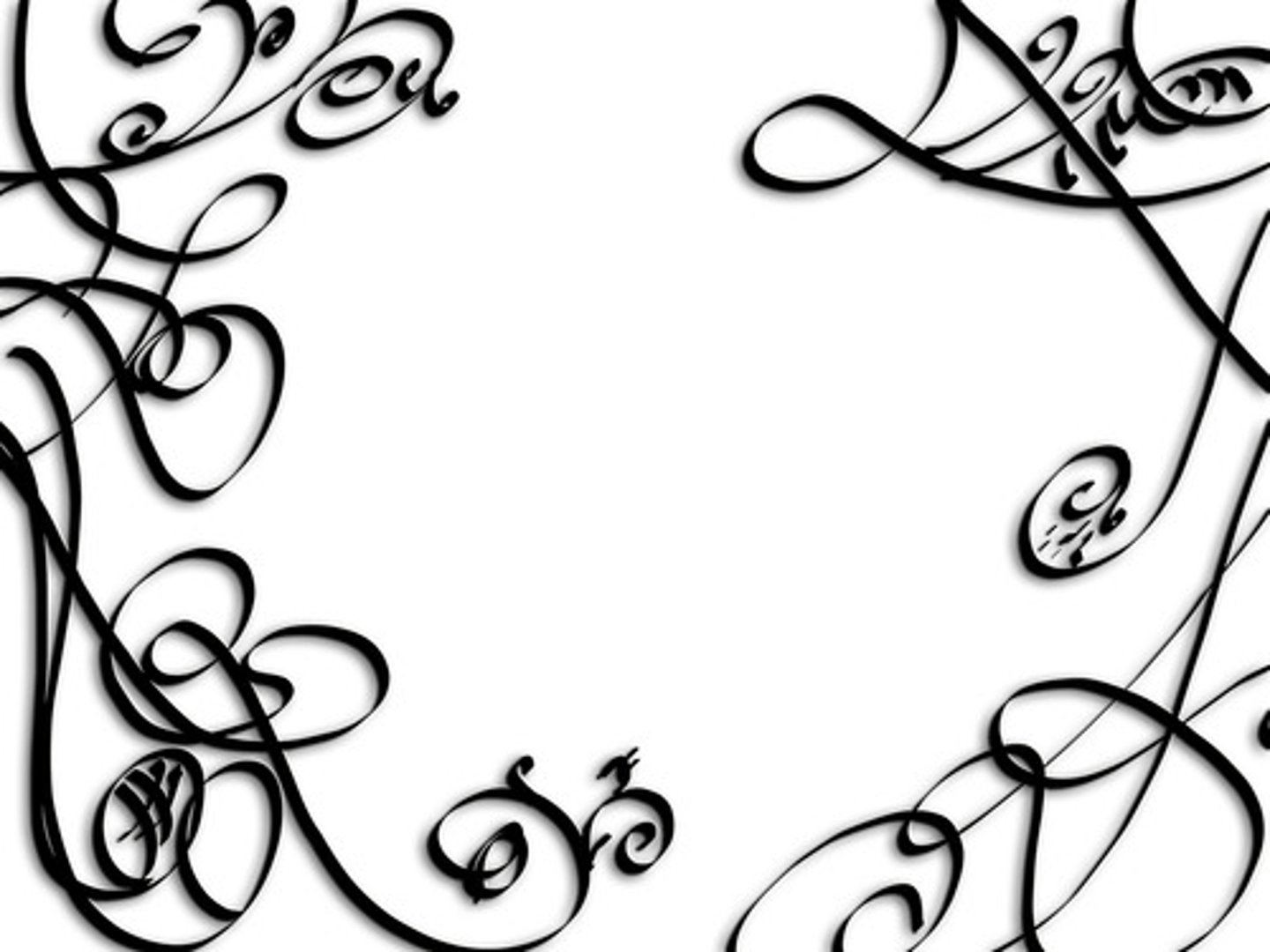 <p>free flowing line that resembles handwriting, making use of gradual and graceful transitions</p>