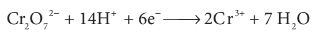 <p>How does potassium dichromate act as oxidizing agent?</p>