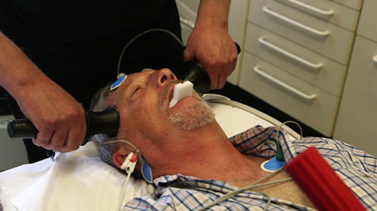 <p>a treatment that uses electric shock to induce a seizure in the brain most commonly for drug-resistant or severe disorders</p>