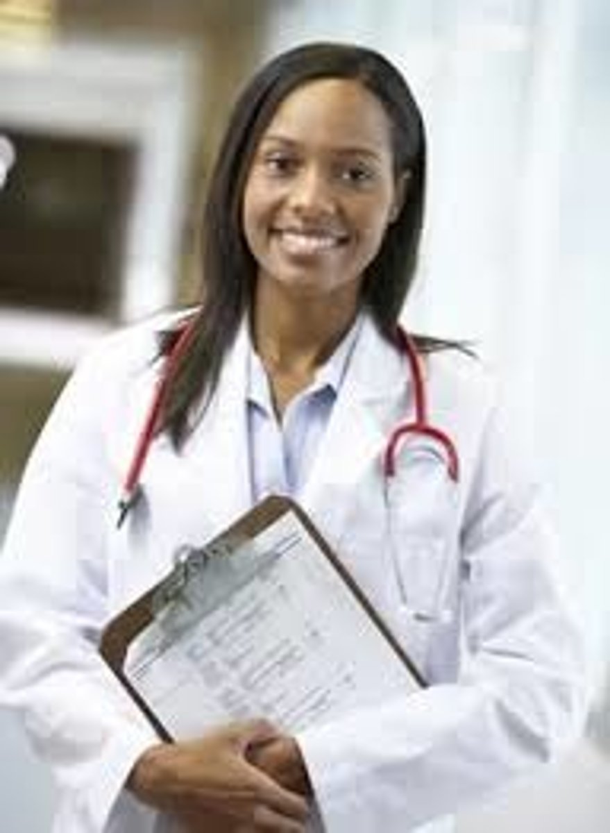 <p>female doctor</p>