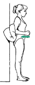 <p>This isometric shoulder exercise is called what?</p>