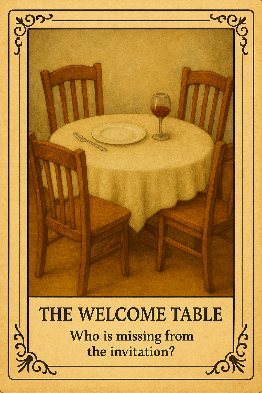 <p>Who is missing from the invitation?</p>