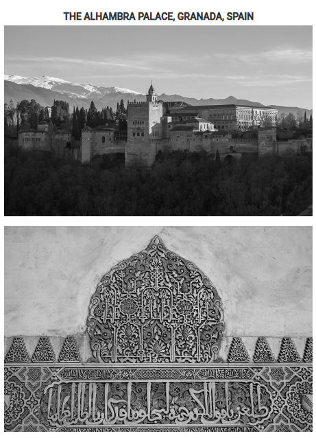 <p>Based on the images shown, which of the following best explains the process of diffusion in relation to the religious history of Spain?</p>