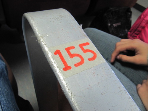 <p>seat number</p>