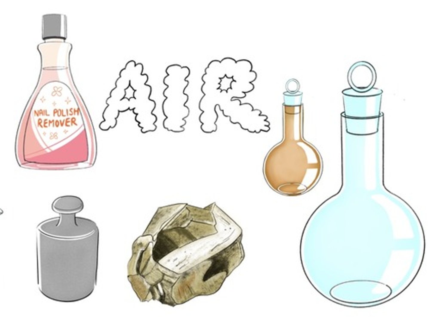 <p>Matter is a fancy word for "stuff" in the world around us. Air, water, rocks, etc. is all matter.</p>
