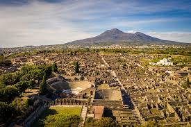 <p><span>Pompeii was an ancient Roman city located near Naples in the Campania region of Italy. Pompeii, along with Herculaneum and many villas in the surrounding area was buried under 4 to 6m (13 to 20 ft) of volcanic ash and pumice in the eruption of Mount Vesuvius in 79 CE </span></p>