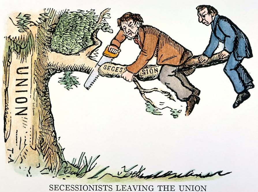 <p><span style="background-color: transparent;">separatista, que quiere separarse</span></p>