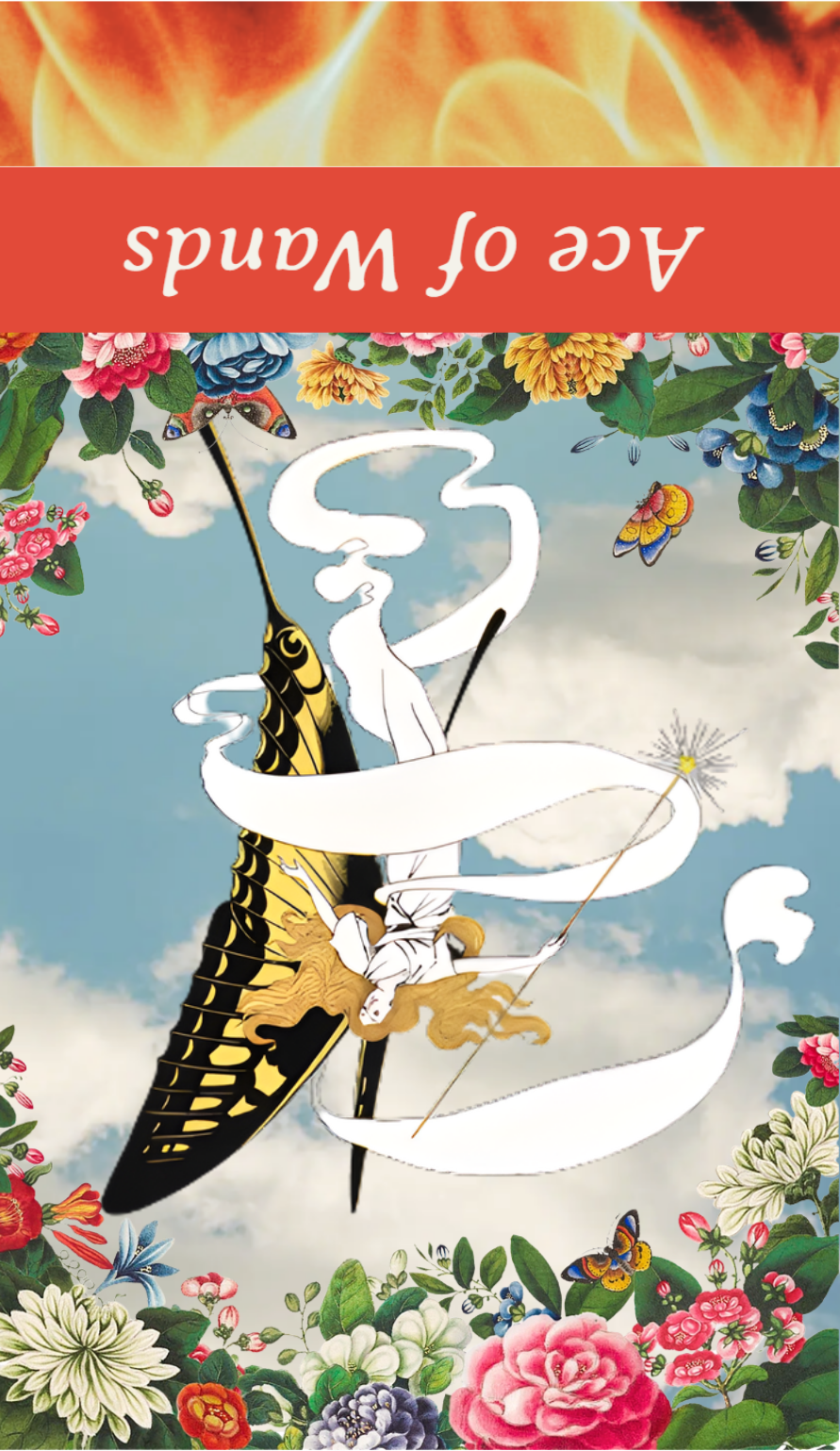 <p>Ace of Wands Reversed</p>