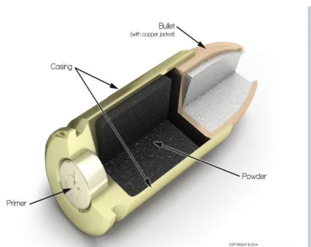 <p>the anatomy of ammunition includes</p>