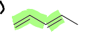 <p>It means that the pi-bonds are separated by a dingle sigma bond and resonance can occur. </p>