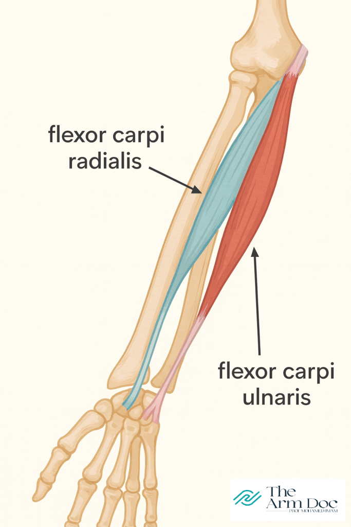 <p>Flexor carpi ulnaris</p>