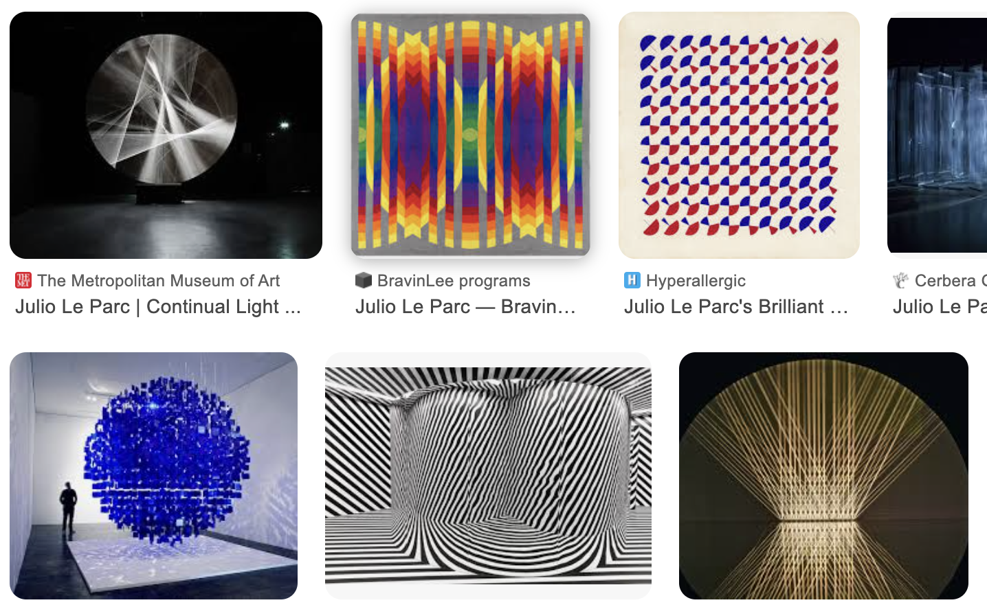<p><strong>Julio Le Parc</strong> [Argentina]</p>