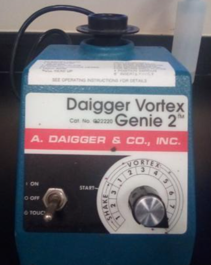 <p>vortex mixer</p>
