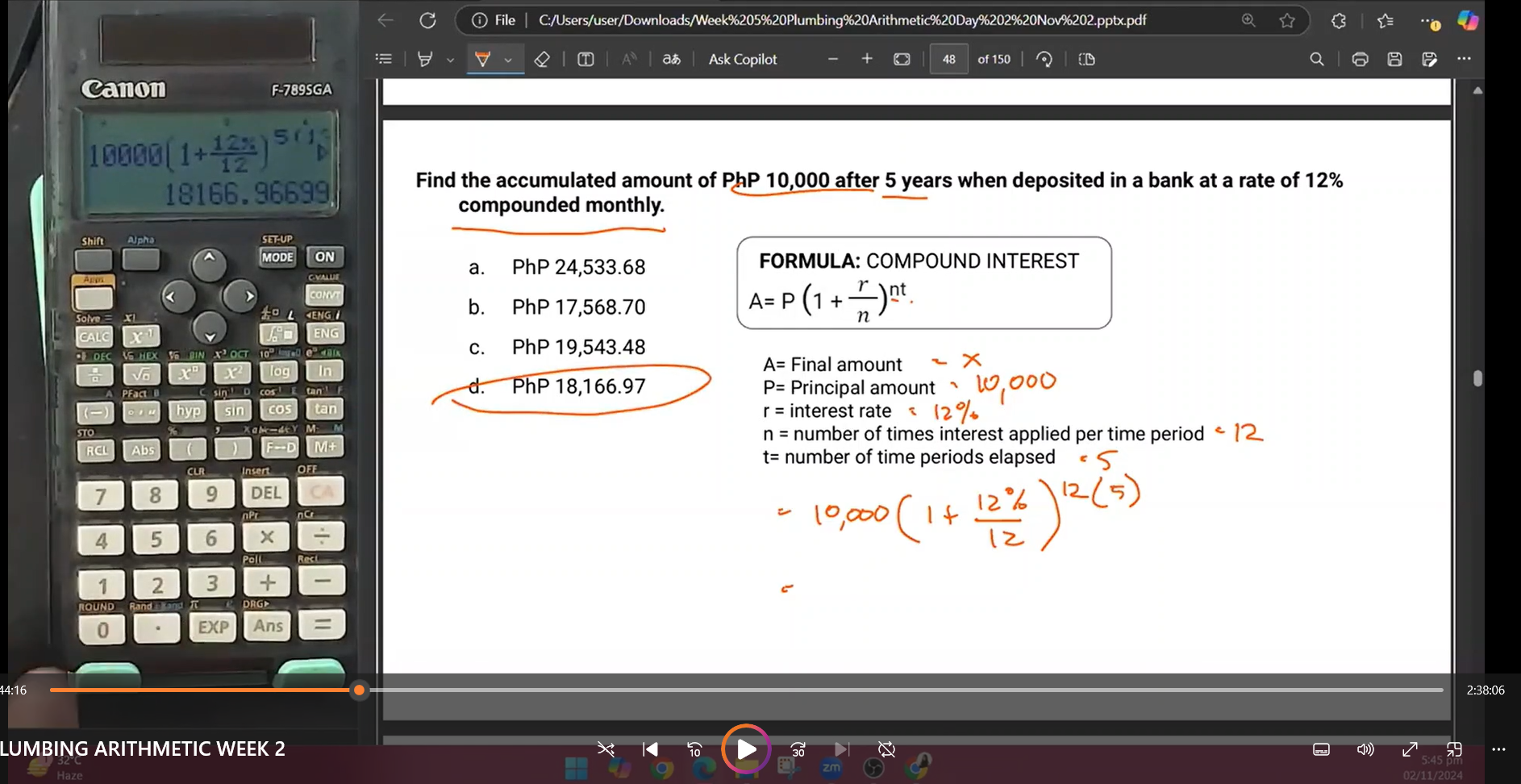 <p>d. Php 18,166.97</p>