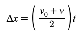 Kinematics Equation 3<br /><br />