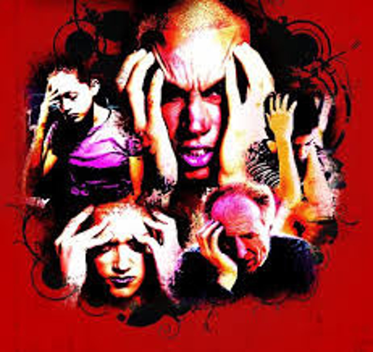 <p>deviant, distressful, and dysfunctional patterns of thoughts, feelings, or behaviors.</p>