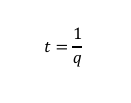 <p>Where: </p><p>k = traffic density (vehicle per unit distance) </p><p>n = number of vehicles </p><p>d = distance travelled by the vehicle </p><p>t = time </p><p>q = traffic volume/rate of flow</p>