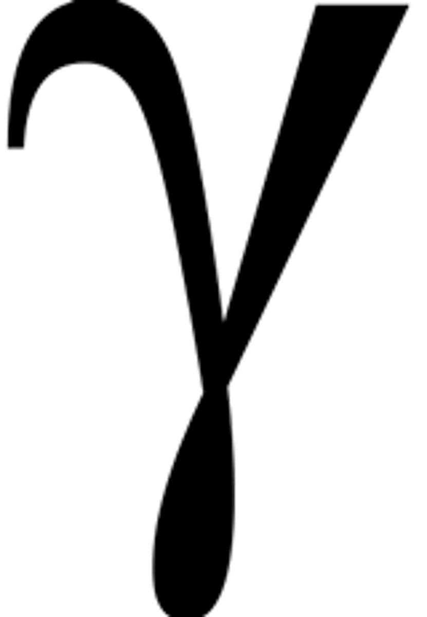 <p>γ</p>