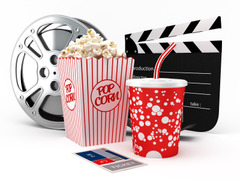 I go to the cinema with my friends