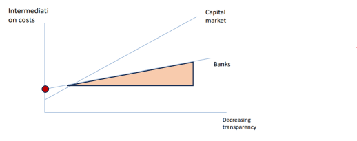 <p>3 redenen waarom de helling van de bankkostenfunctie niet zo steil is </p>