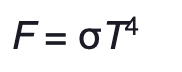 <p>A blackbody is an idealized obj that absorbs all electromagnetic energy that falls onto it.</p><p>The Stefan-Boltzmann law is a formula from which the rate at which a blackbody radiates energy is found.</p>