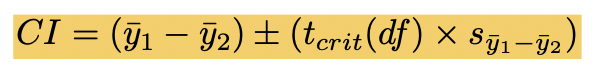<p>2 sample sizes and 2 means</p>