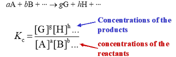 <ul><li><p>The reaction quotient, the ration of actual concentration of products/reactants </p></li><li><p>The same as Kc but not at standard conditions. </p></li></ul><p></p>