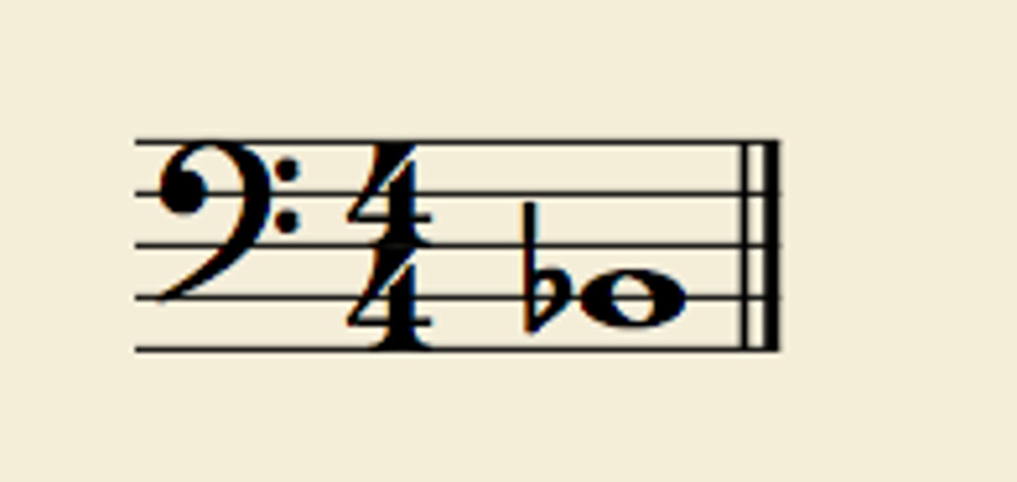 <p>Bb (2nd Line)</p>